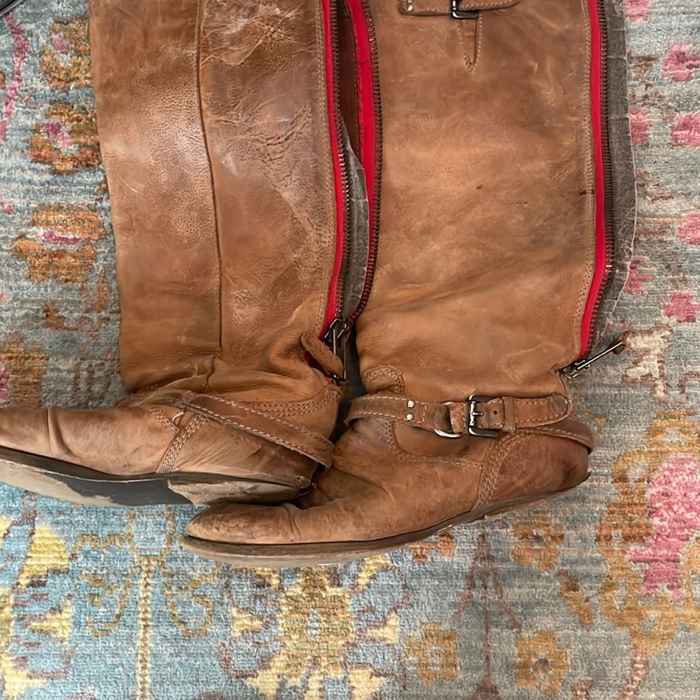 Free (new soles needed) Roady leather Steve Madden boots size 6 knee high boots